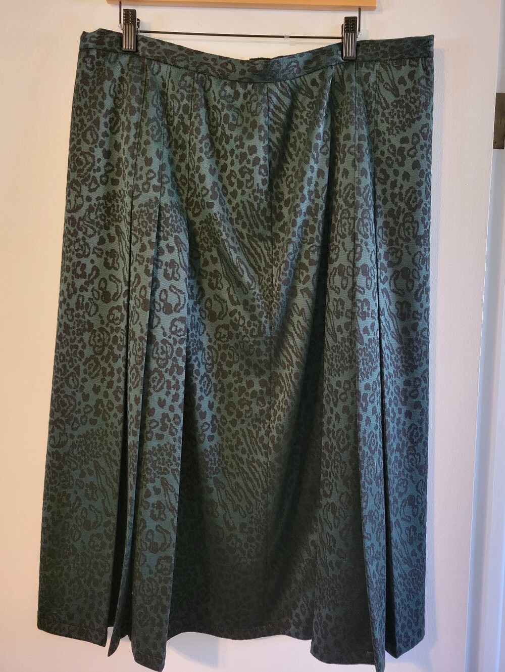 Midi Leopard Skirt